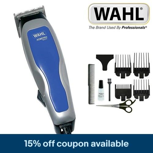 Wahl Mens HomePro Basic Corded Hair Clipper Trimmer Grooming Set 9155-217