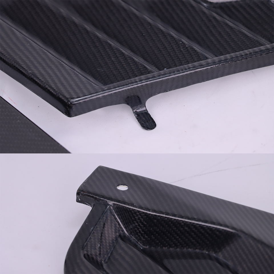 Carbon Fiber Engine Bay Panel Cover Frame Trim For