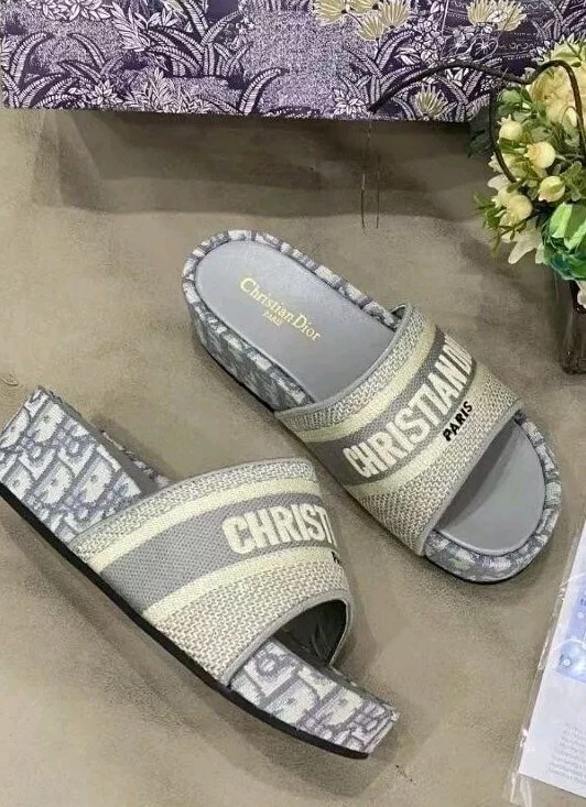 chaussures femme christian dior taille 9 livrées avec le sac 