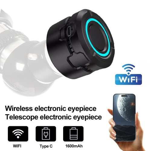 4K Aufnahme WiFi Elektronisches Okular Astronomisches Teleskop Okulare 1600mAh - Picture 2 of 17