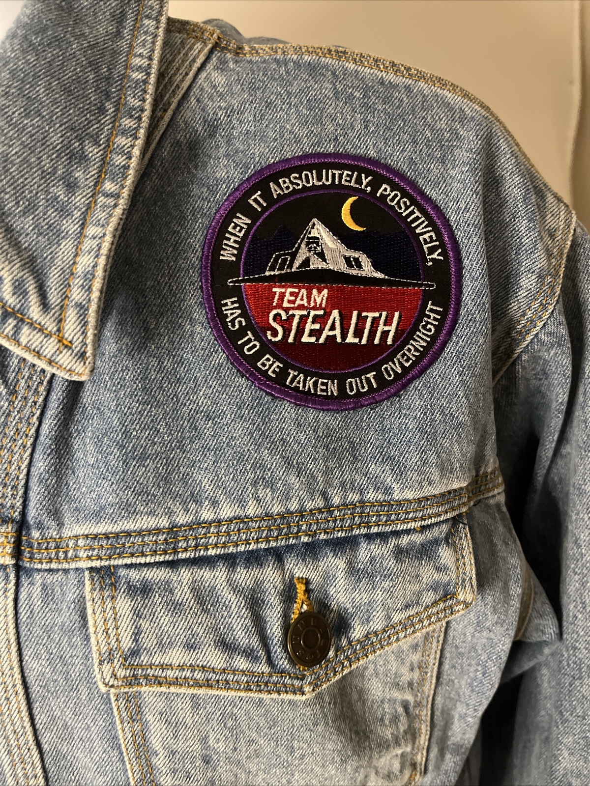 Men’s Sunbelt  Native American Patchwork Denim Ja… - image 2