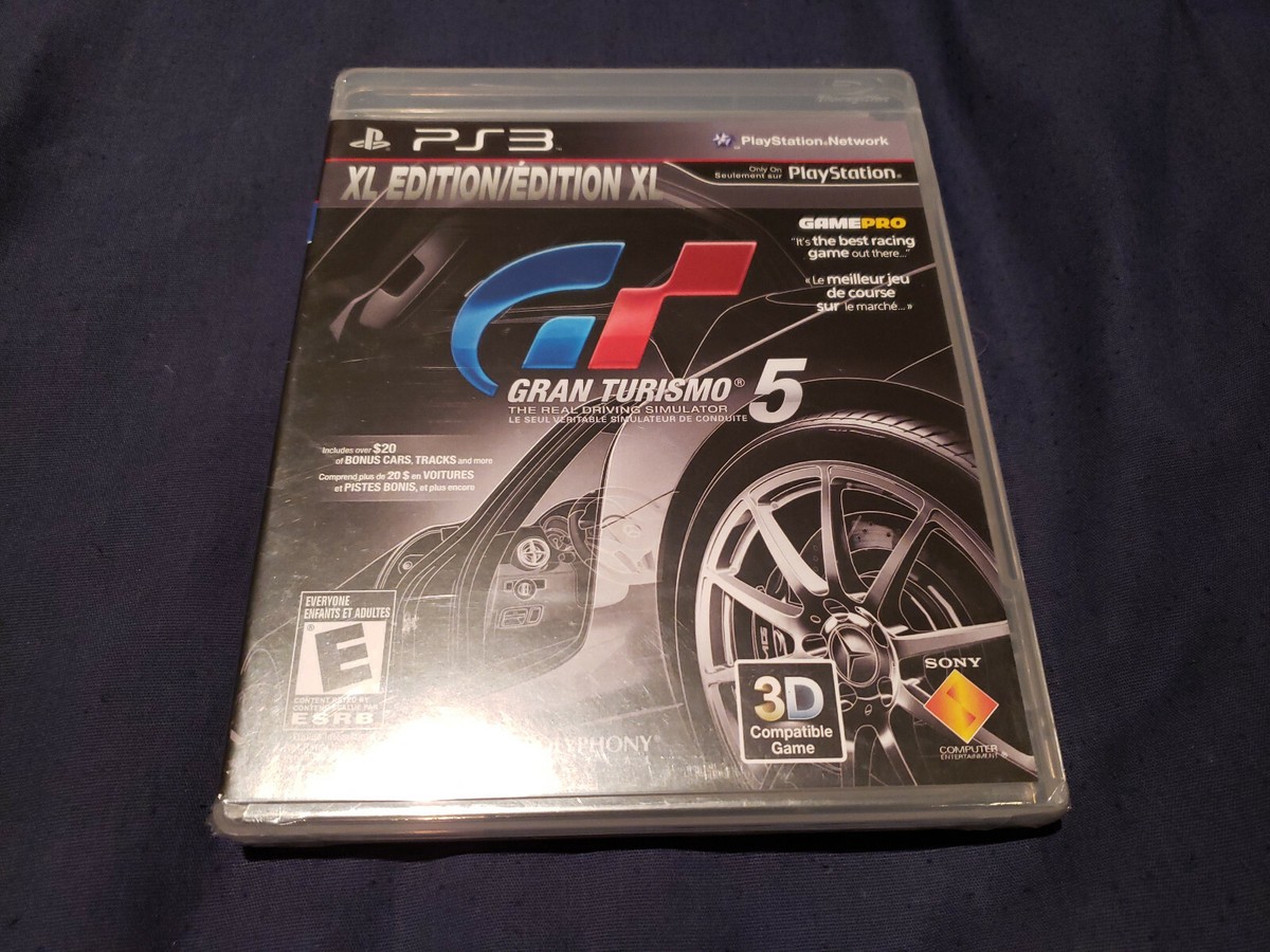Gran Turismo 5 -- XL Edition (Sony PlayStation 3, 2012) for sale