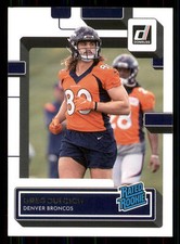 2022 Donruss - Greg Dulcich #385 Rookie Card Denver Broncos