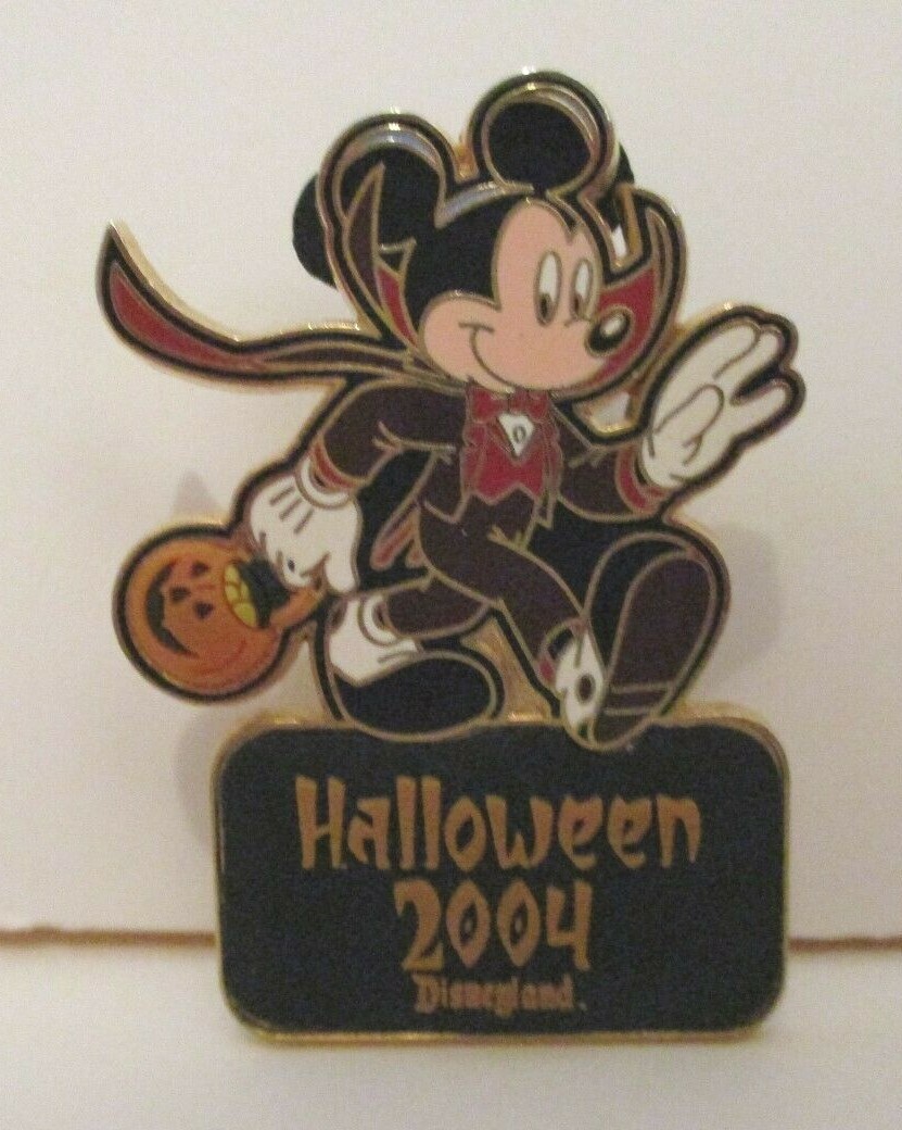 DISNEY DISNEYLAND MICKEY MOUSE HALLOWEEN 2004 PIN LIMITED ED 1500 VINYL PANEL