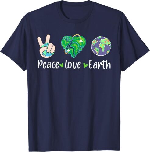 Peace Love Earth Earth Day 2024 Men Women kids boys girls T-Shirt Hoodie - Picture 8 of 17
