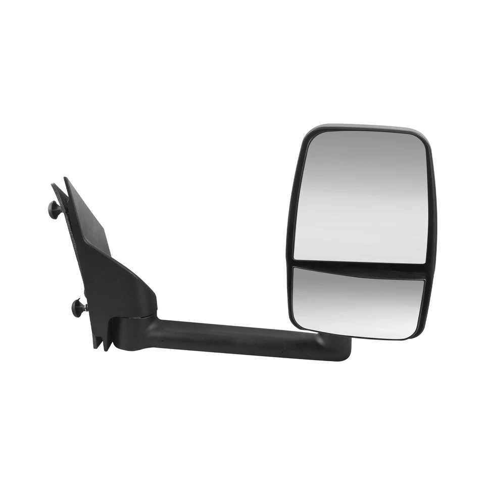 Pair Black Manual Folding Tow Mirrors For 2003-2017 Chevy Express Savana Van - Изображение 2 из 4