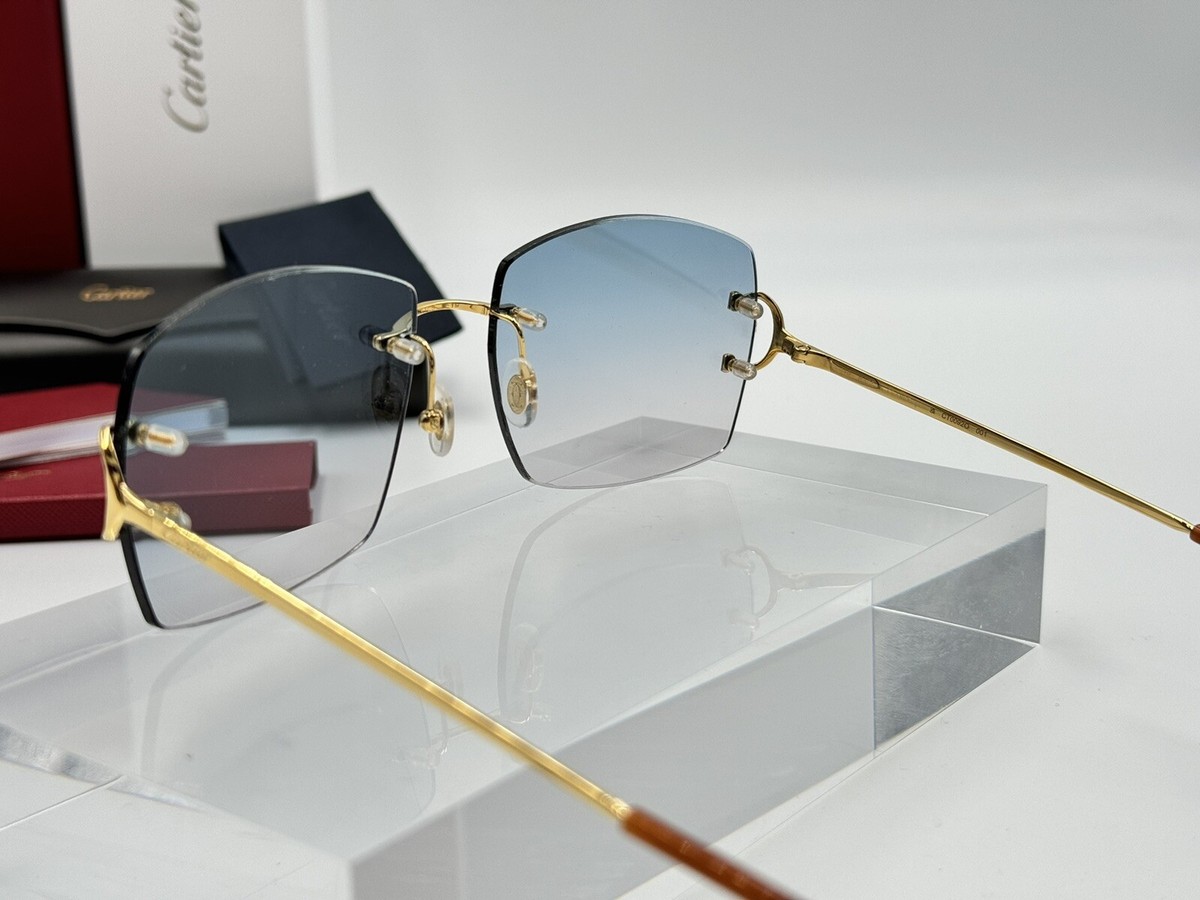 Cartier Sunglasses Piccadilly Gold Ref. CT0092O Customized With
