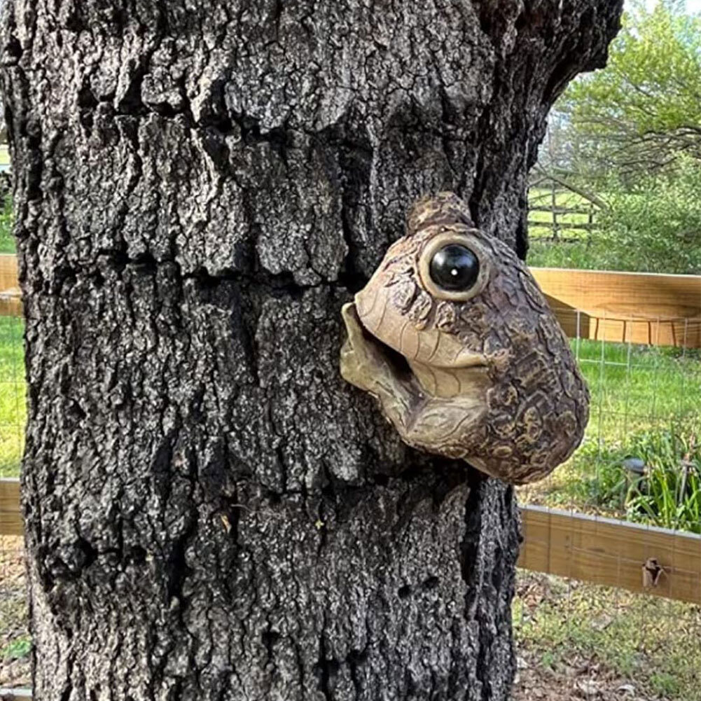 Frog Garden Statue Waterproof Resin Frog Decor UV Protection for