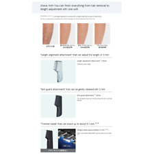 Panasonic White Clippers & Trimmers for sale | eBay Panasonic White Clippers & Trimmers for sale | eBay