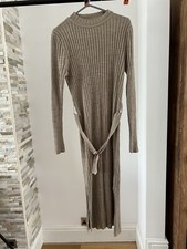 Primark. Beige. Brown. Size 12. Ribbed Women’s Dress 