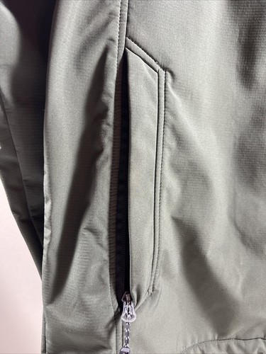 Free Country Men’s Fleece Lined Jacket Olive Green Water Resistant Sz Medium - Picture 4 of 9