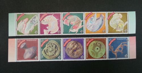 *LIVRAISON GRATUITE Malaisie année du dragon 2000 poisson lunaire chinois zodiaque (timbre) neuf neuf dans son emballage d'origine - Photo 1/5