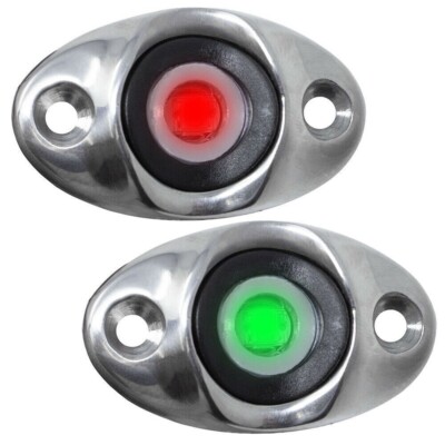 TACO Marine Surface Mount LED Side Navigation Light Set - 1-3/4'' F38-6610C-1