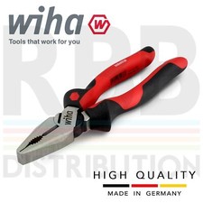 Wiha 30978 Combination Pliers Extra Long Cutting Edge 200mm 5 Year Warranty