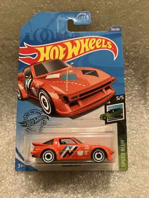 2020 Hot Wheels Mazda RX-7! Speed Blur #5/5! #J