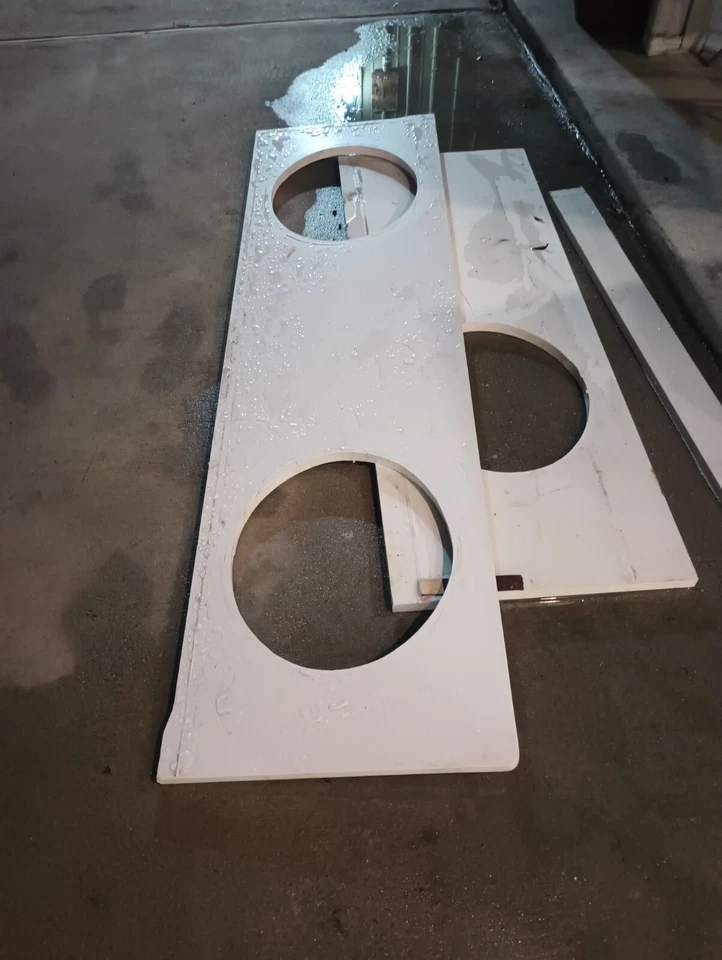 Un tocador doble 79 pulgadas por 22 pulgadas solo encimera Foto 2 de 2