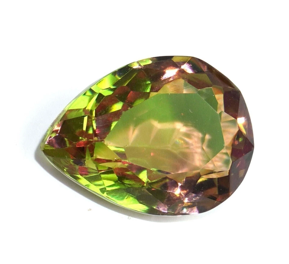 Large Alexandrite 38.50 Ct. Color-Change Pear Cut Loose Gemstone Gift for Women - Image 3 of 4