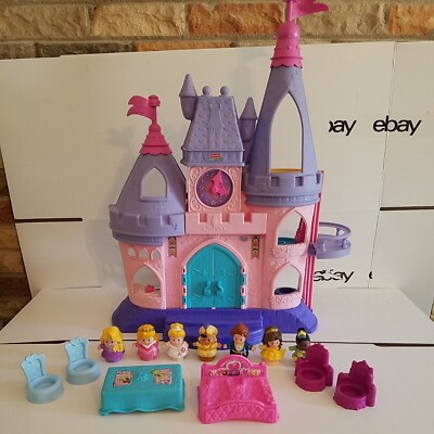 Fisher Price Little People DISNEY PRINCESS Musical Castle Figures