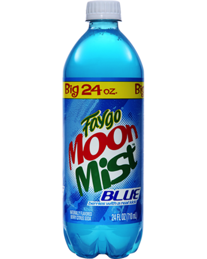 1 CASE 24 ct. Faygo Moon Mist Blue 24 oz POP ORIGINAL DETROIT MADE SODA 1 CASE 24 ct. Faygo Moon Mist Blue 24 oz POP ORIGINAL DETROIT MADE SODA