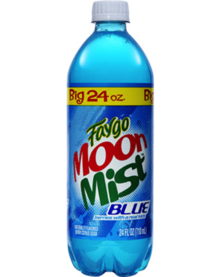 1 CASE 24 ct. Faygo Moon Mist Blue 24 oz POP ORIGINAL DETROIT MADE SODA