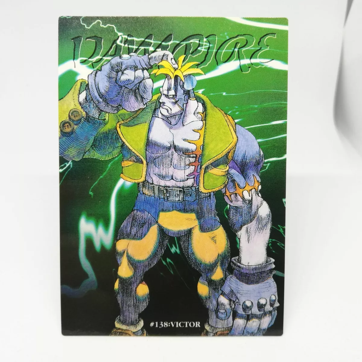 No.138 VICTOR VAMPIRE HUNTER ALL CAPCOM WORLD Card Dass Masters | eBay
