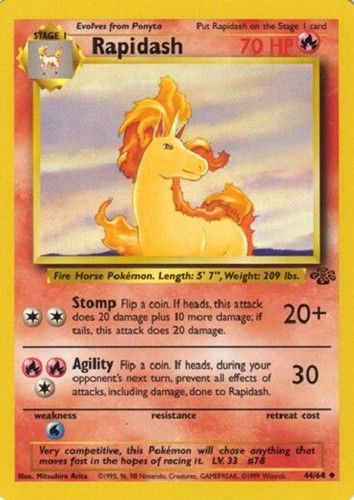 1995 fearow pokemon card value Vintage Uncommon (Italian) - Fearow Jungle Non-Holo Pokemon Card 36/64