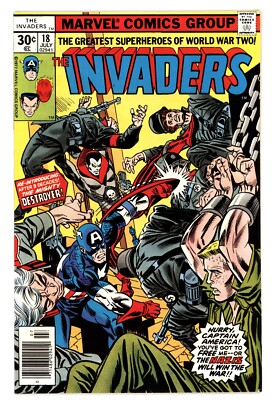 Invaders (2nd Series) #18 VF- 7.5 1977 1st App Destroyer Gil Kane Cover