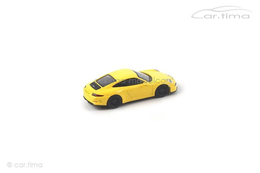 Porsche 911 (991) R Racinggelb/Ruote Nere Minichamps 1:87 870066224 - Immagine 3 di 4