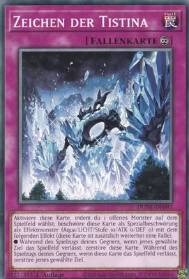 3x Zeichen der Tistina / Yu-Gi-Oh / DUNE-DE092 / Common