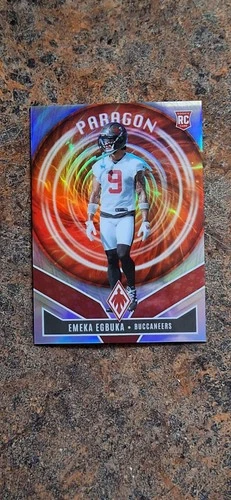 2025 Panini Phoenix Emeka Egbuka Silver Rookie PARAGON Tampa Bay Buccaneers RC.