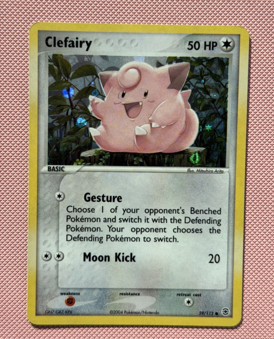 Pokemon: Clefairy [Reverse Holo] 59/112 Fire Red & Leaf Green - LP