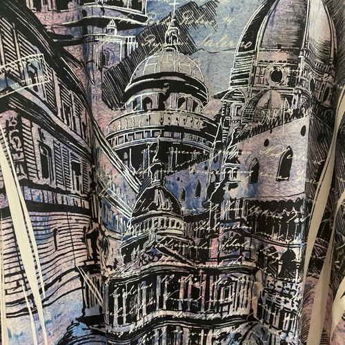Investments II 1X Top Grafik Architektur Print Stretch Hergestellt in den USA 3/4 Arm - Bild 4 von 8