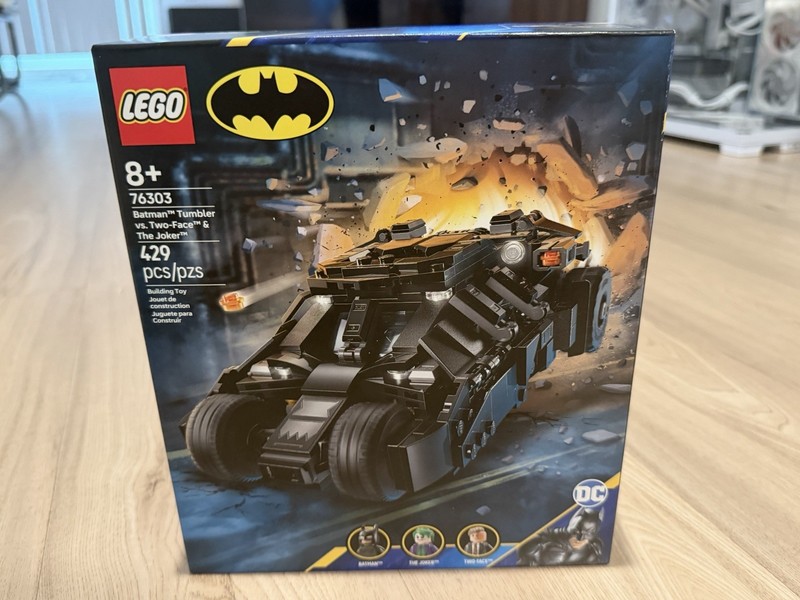 LEGO DC Batman 76303 Tumbler vs Two-Face & Joker 429pc 8+ Box