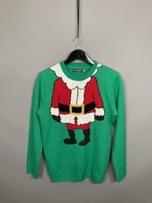 CHRISTMAS Jumper - Size Medium - Green - Great Condition - Men  s