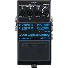 Boss SDE-3 Dual Digital Delay Guitar Effects Pedal | Neu