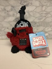 NEW 2025 Bum Bumz Plush Stranger Things Netflix EDDIE'S GUITAR 4.5" Collectible