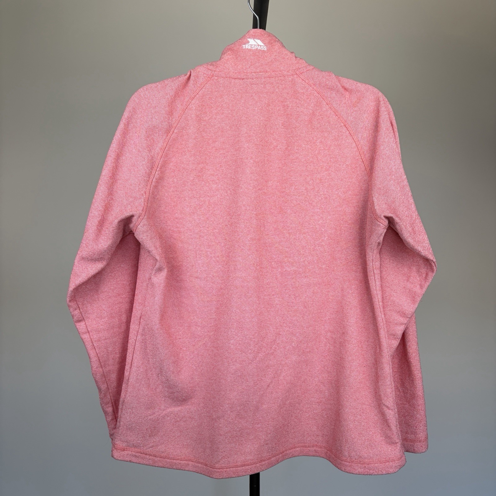 Trespass Pink Quarter -Zip Pullover Jumper Fleece Size Large UK 14 Airtrap AT100 image 7