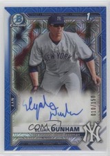 2021 Bowman Chrome Prospect HTA Choice Refractor 10/150 Elijah Dunham Auto 0q60