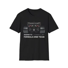 Andretti Cadilac Fan Gear, Motorsports Apparel F1 Tee Shirt Formula One