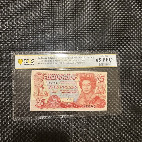 Falkland Islands-5 Pounds 1983 PPQ- 65