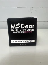 Ms Dear Hairline Powder Dark Brown Full Hair Instantly 4 grams Epx. 01/09/2027