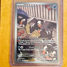 Houndour 204/197 Sv03: Obsidian Flames IR Full Art Holo English on eBay