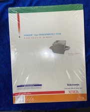 50x Tektronix Transparency Film Sheets A-Size 8.5 x 11" 50 Sheets Phaser 790 NEW