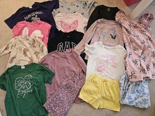 Girls Size 8/10 Mix Lot Tshirts, Dress, Leggings, Shorts 15 Pcs