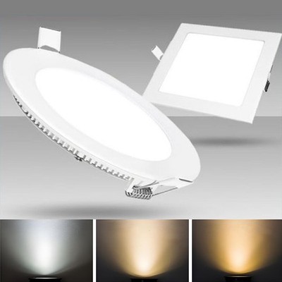 3W 9W 12W 15W 18W 24W LED Panel Downlight Einbauleuchte Deckenleuchte Ultraslim
