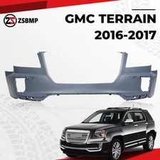Front Bumper Cover Upper Fascia For 2016-2017 GMC Terrain SLT/DENALI Primed