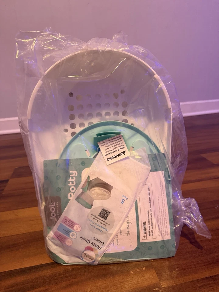 Inodoro de entrenamiento para ir al baño azul para niños pequeños con mango de sonido de lavado asiento de silla de bebé 1a3y  Foto 3 de 4