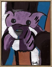 Finelli Original Art 11x14 PAINTING ABSTRACT EXPRESSIONISM Painting ARTWORK G4H