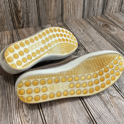 Ecco Womens Soft 7 Slip On Womens Sneaker Loafer Metallic Pewter Size 9-9.5-40 - Picture 11 of 15