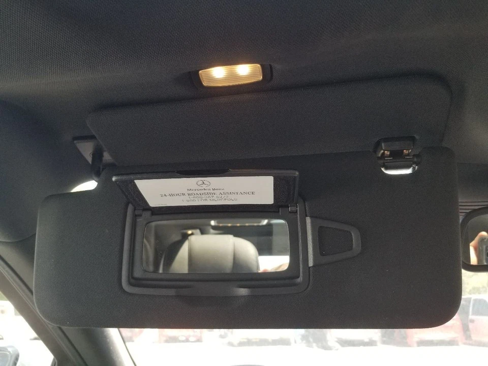 15 2015 MERCEDES-BENZ S550 222 TYPE SUN VISOR SET BLACK LEFT DRIVER - Image 3 of 4